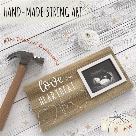 Baby Sonogram Picture Frame 4" x 3" Ultrasound Photo - Pregnancy Announcements - Picture 7 of 7